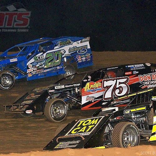 USMTS at the Ark-La-Tex Speedway in Vivian, La., on Friday, March 3, 2017.